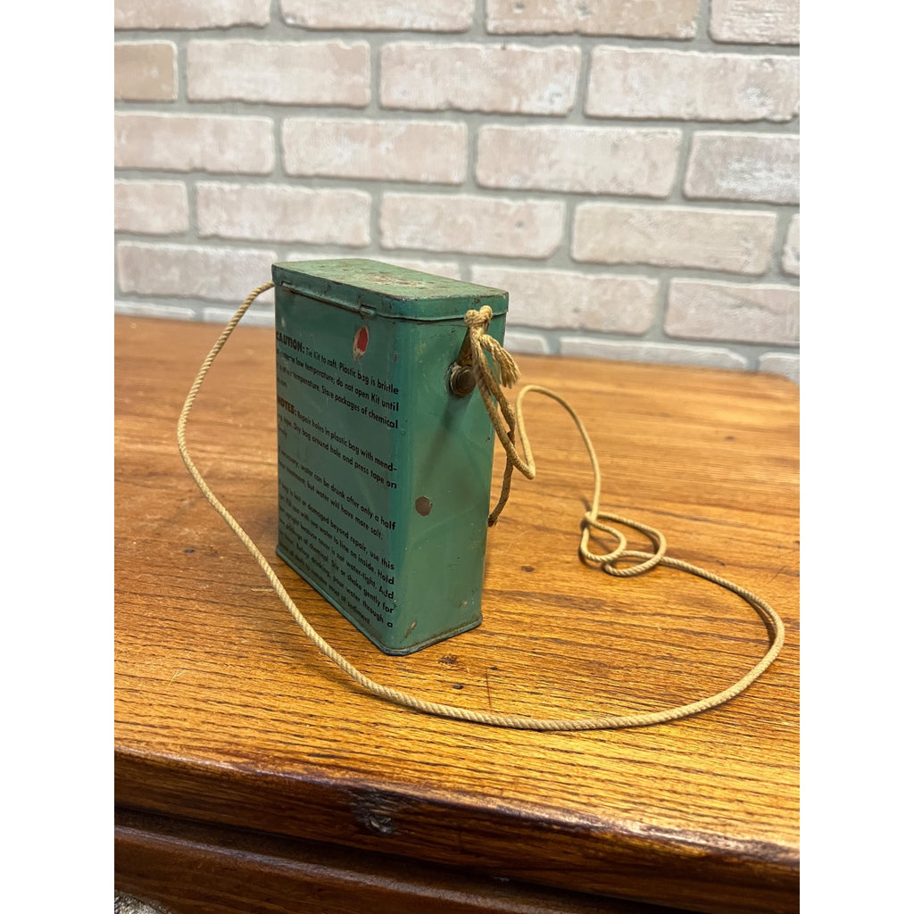 RARE WWII Army Air Forces DRINKING WATER KIT USAF - Opened - Survival Kit