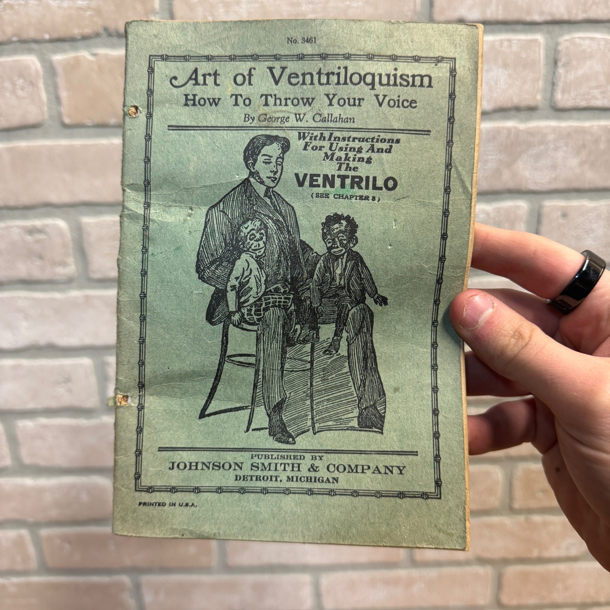 1940 Johnson Smith & Co Novelty Catalog & Art of Ventriloquism Booklet Very Good