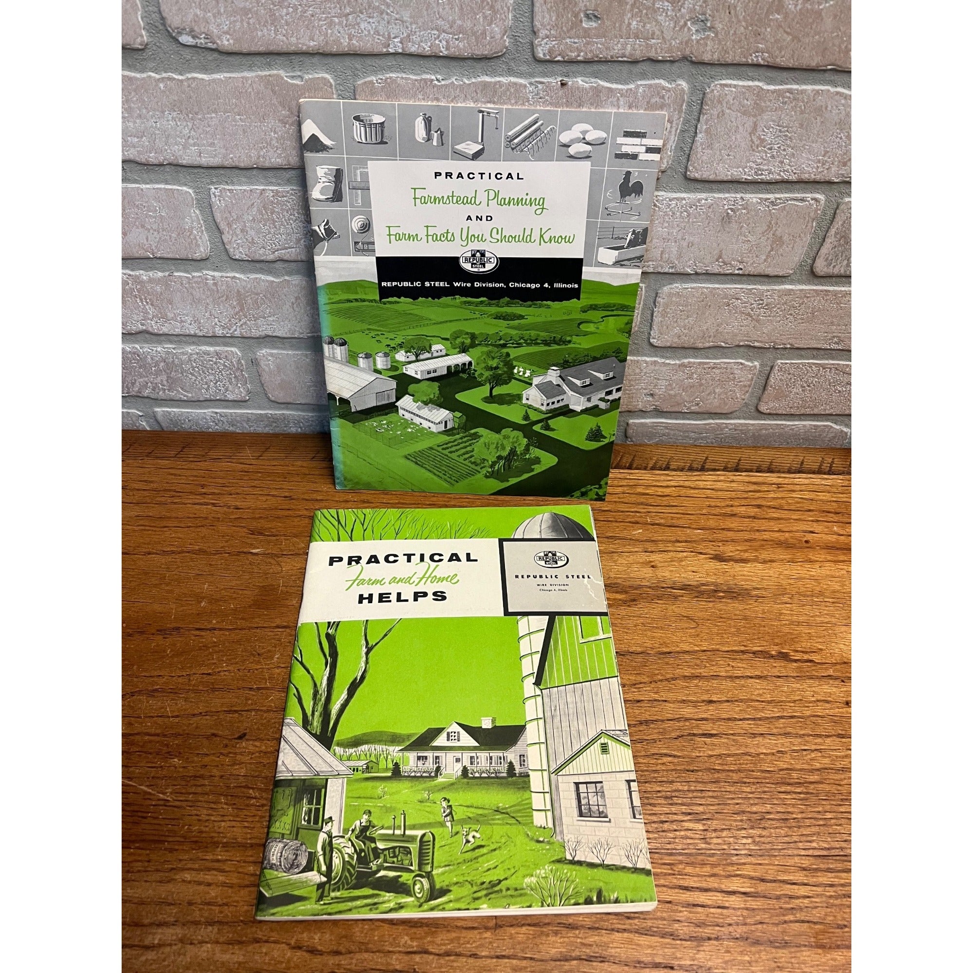 Vintage 1950s Practical Farm And Home Helps Republic Steel Farm Reference Books