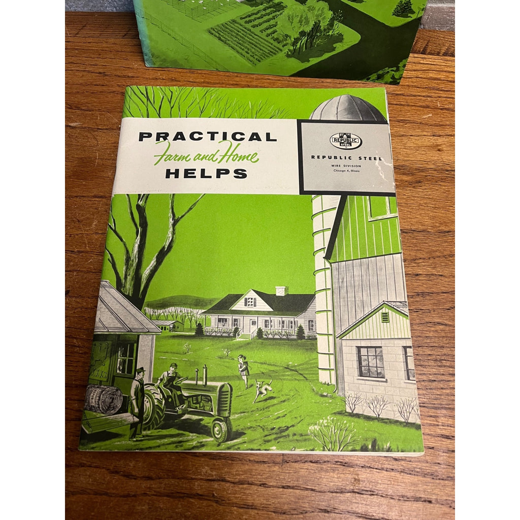 Vintage 1950s Practical Farm And Home Helps Republic Steel Farm Reference Books