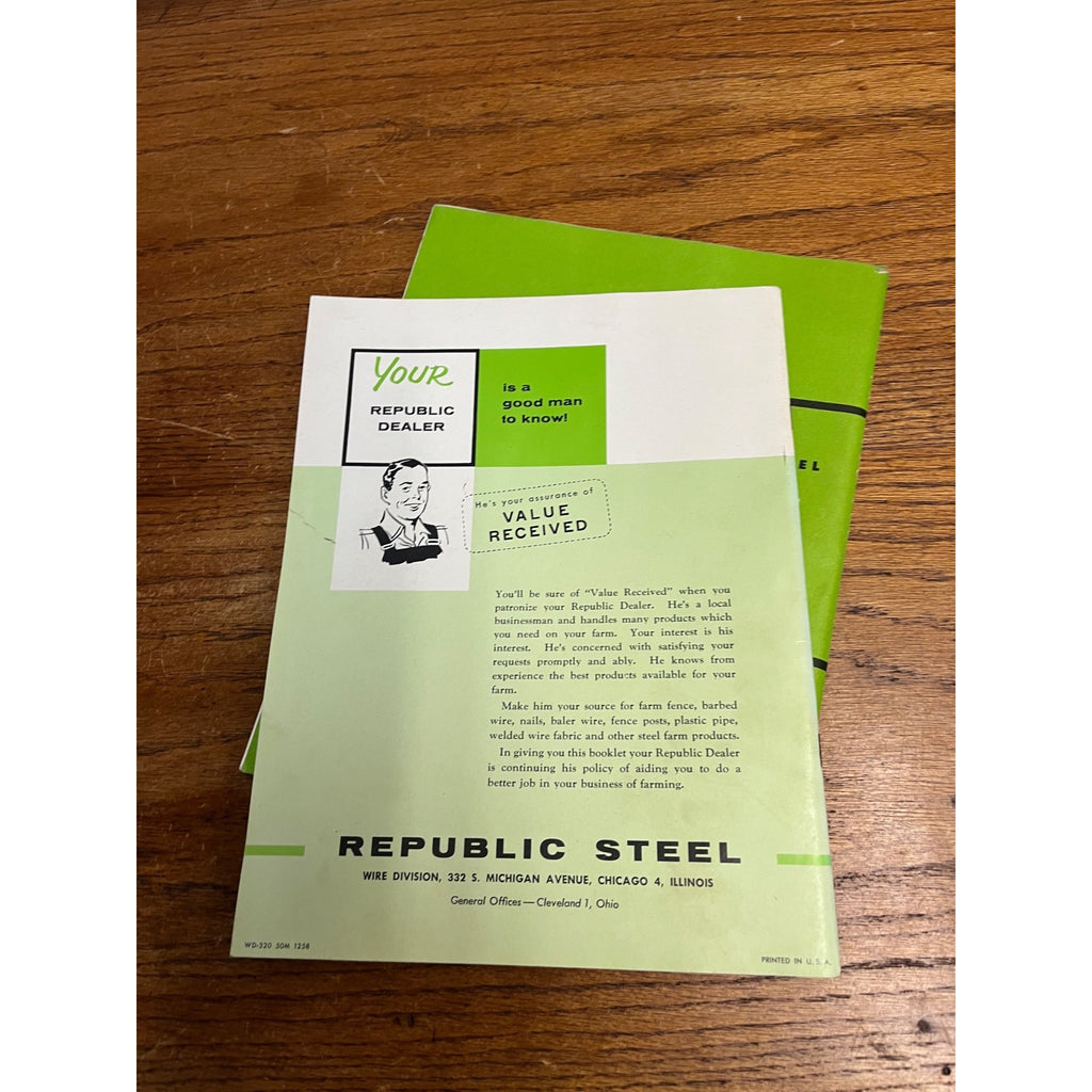 Vintage 1950s Practical Farm And Home Helps Republic Steel Farm Reference Books