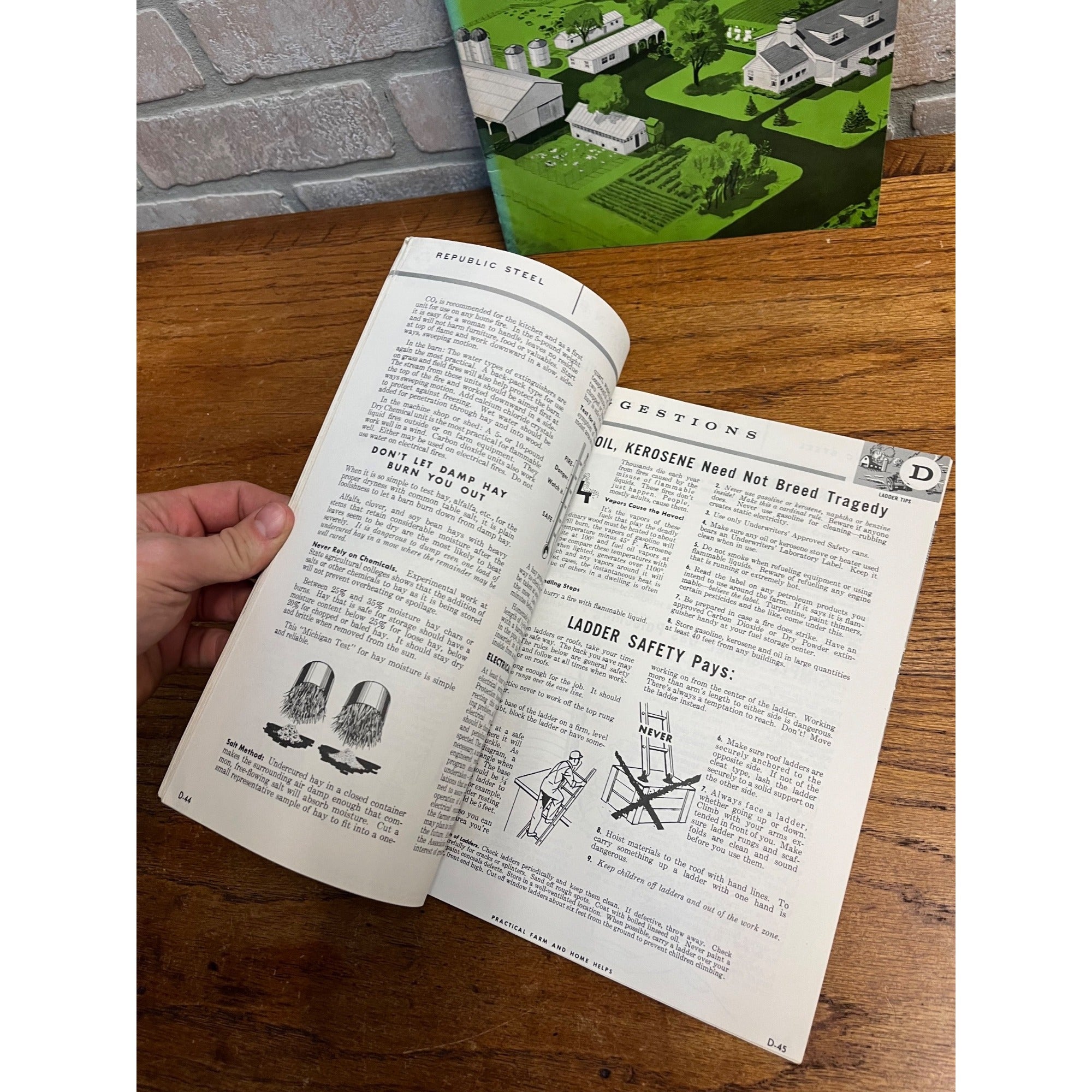 Vintage 1950s Practical Farm And Home Helps Republic Steel Farm Reference Books