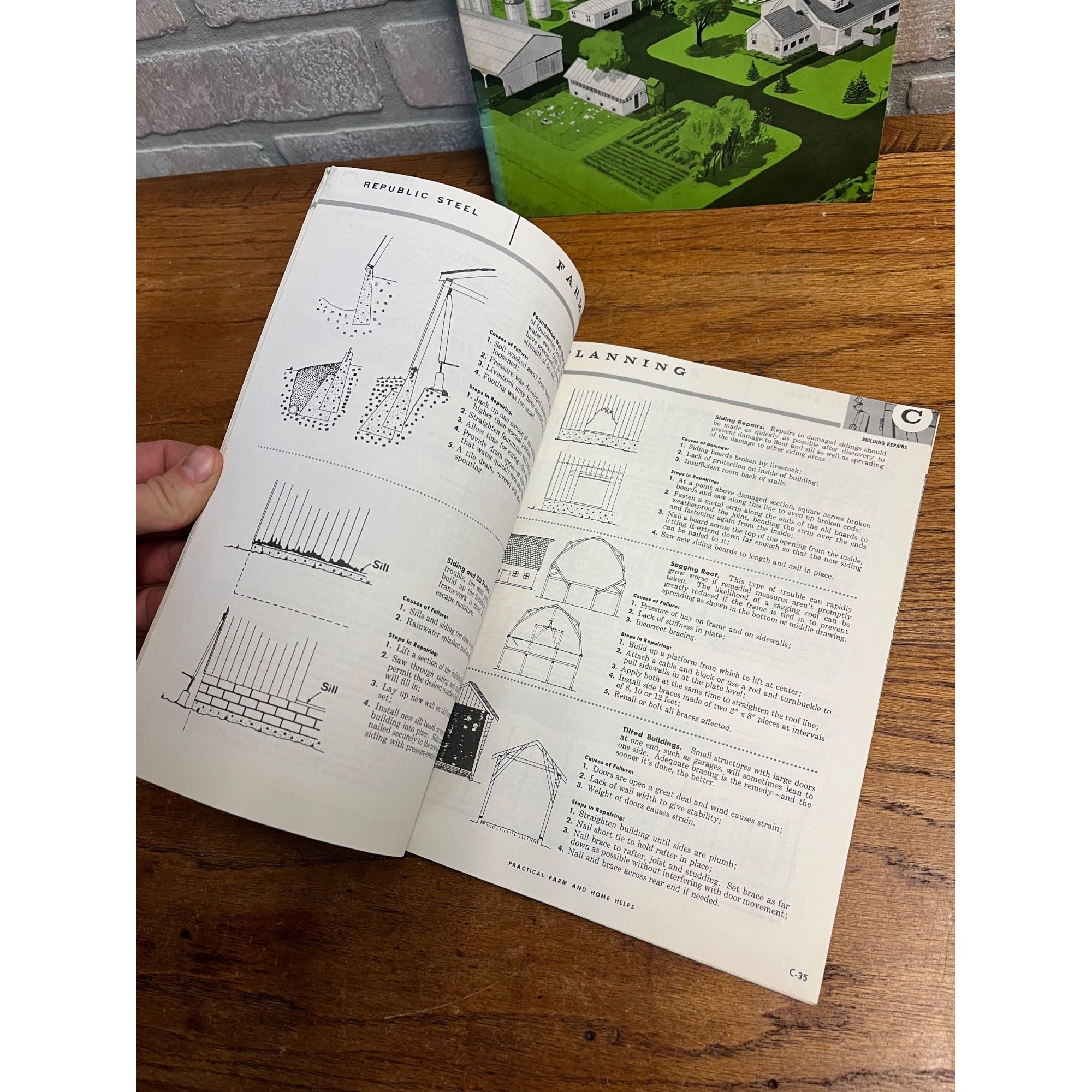Vintage 1950s Practical Farm And Home Helps Republic Steel Farm Reference Books