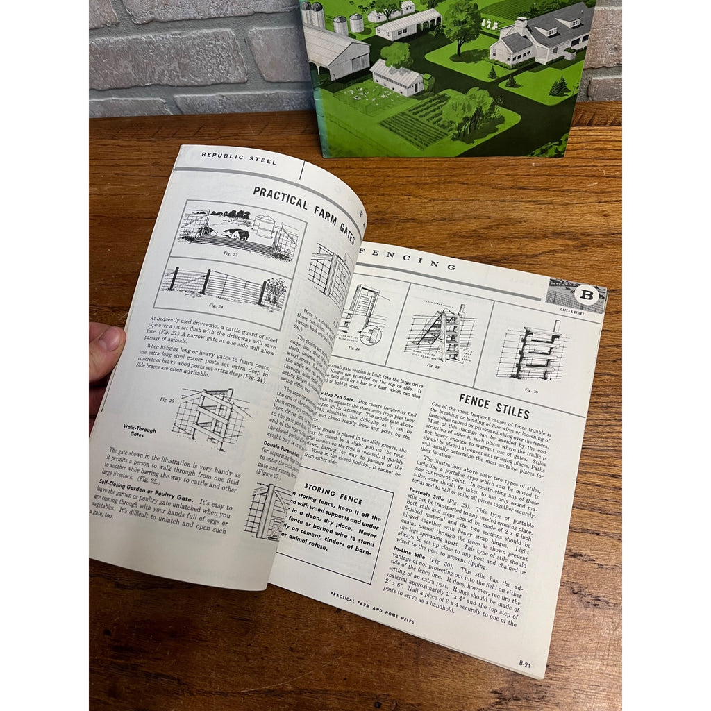 Vintage 1950s Practical Farm And Home Helps Republic Steel Farm Reference Books