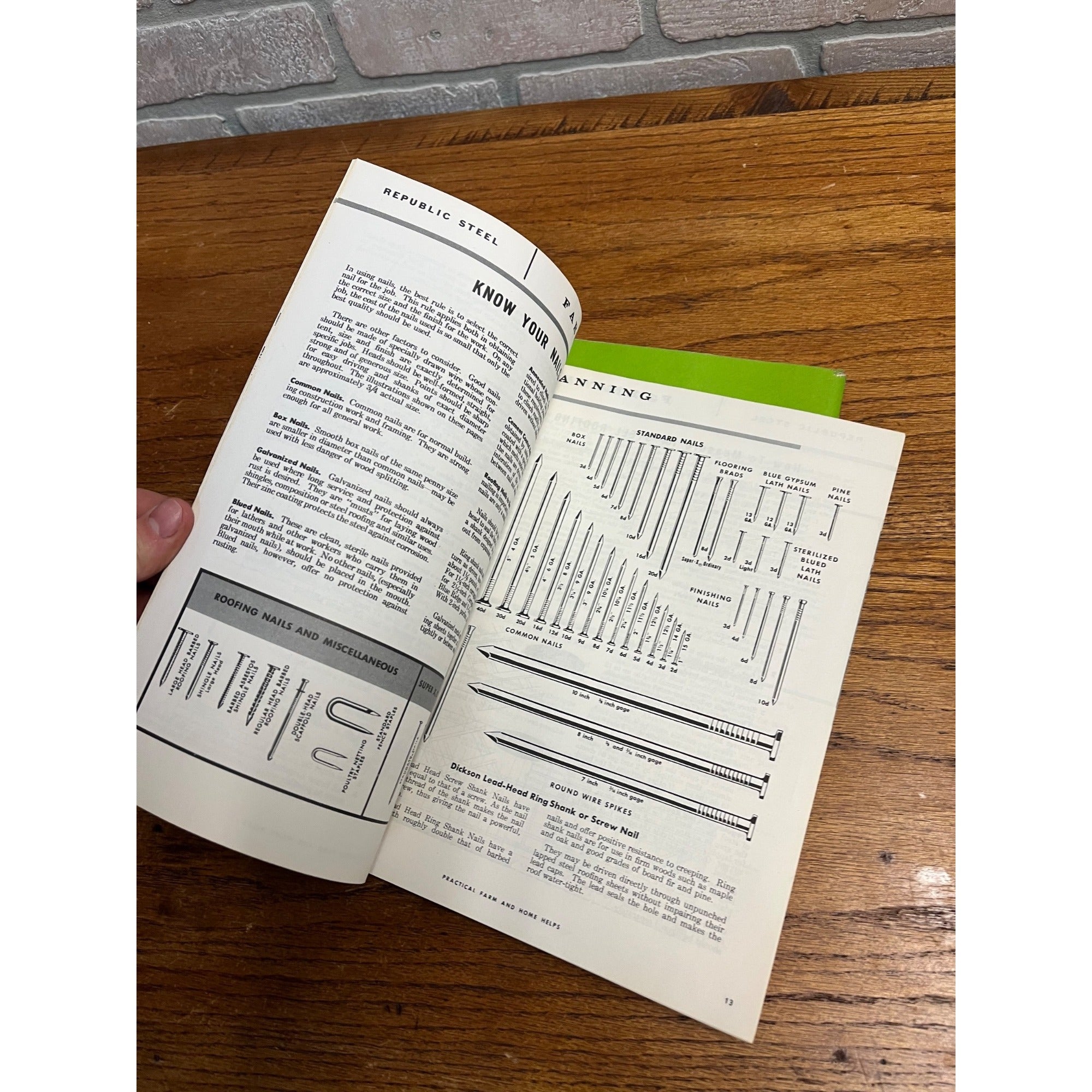 Vintage 1950s Practical Farm And Home Helps Republic Steel Farm Reference Books