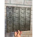 Vintage Brown's Mule Chewing Tobacco Tin Embossing Mold Sheet Advertising