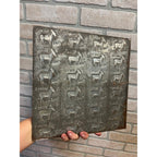 Vintage Brown's Mule Chewing Tobacco Tin Embossing Mold Sheet Advertising