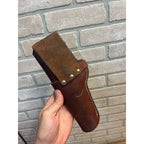 Vintage Hunter 1100-5 Leather Holster Semi Auto Pistol Holster RH Snap Belt Colt