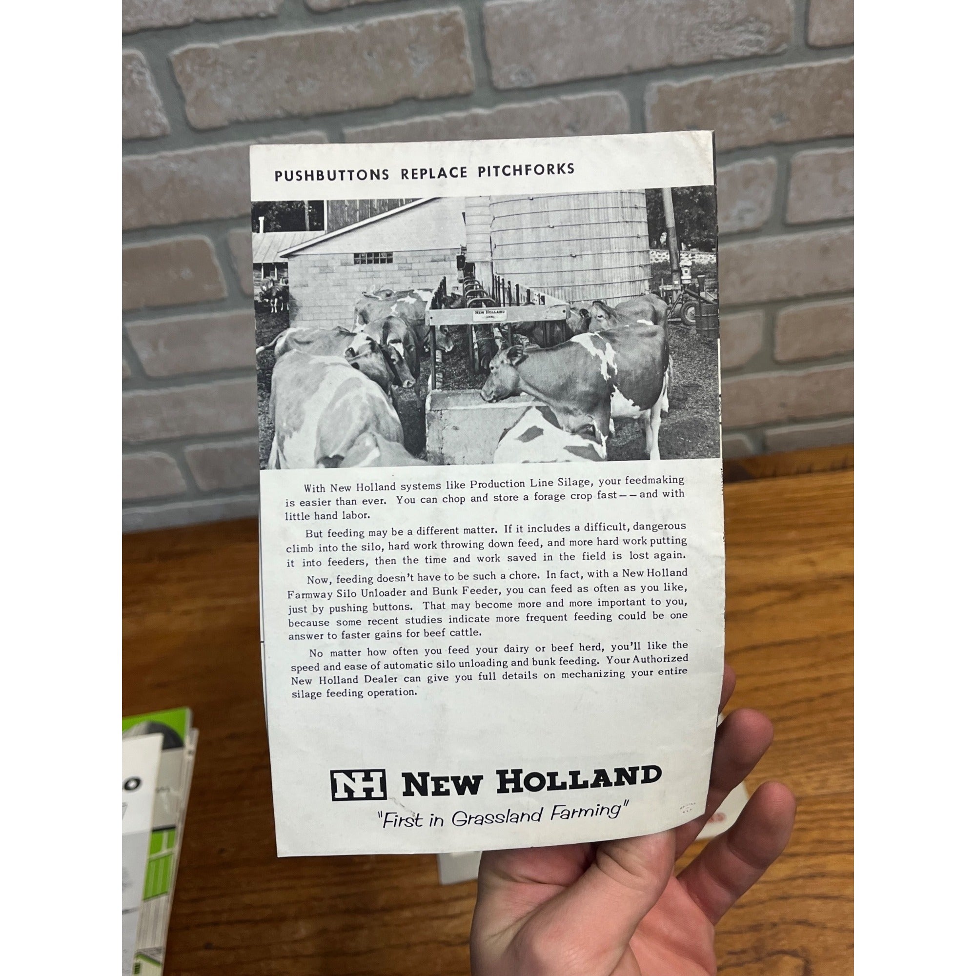 Vintage New Holland Farm Sale Brochures Feed Bunks 131 Bale Carrier 155 Elevator