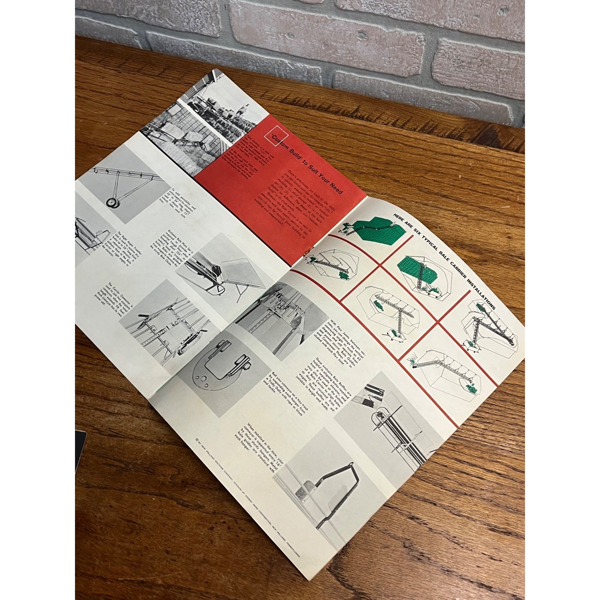 Vintage New Holland Farm Sale Brochures Feed Bunks 131 Bale Carrier 155 Elevator
