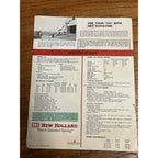 Vintage New Holland Farm Sale Brochures Feed Bunks 131 Bale Carrier 155 Elevator