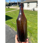 Pre-Prohibition Bosch Brewing Co. Amber Lake Linden Michigan Beer Bottle Blob