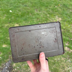 Fashion Cut Plug Empty Tobacco Tin Lunch Box Style Missing Handle