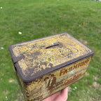 Fashion Cut Plug Empty Tobacco Tin Lunch Box Style Missing Handle