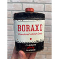 Vintage Boraxo Powered Hand Soap 20 Mule Team Advertising Empty Tin Can