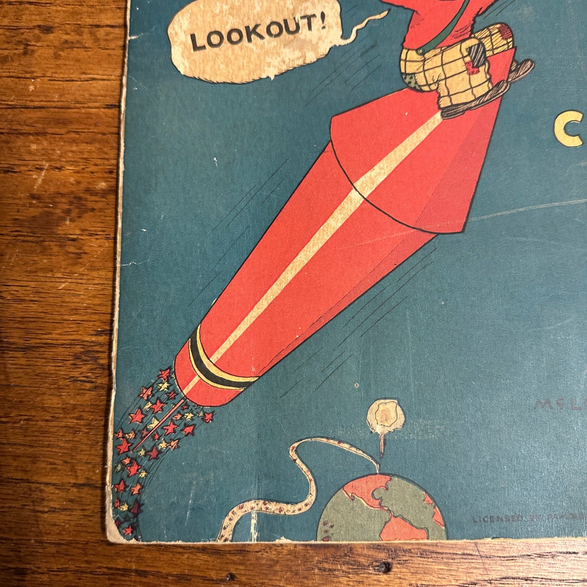 1932 Moon Mullins Crayon And Paint Book By Frank Willard Mc Loughlin #2051