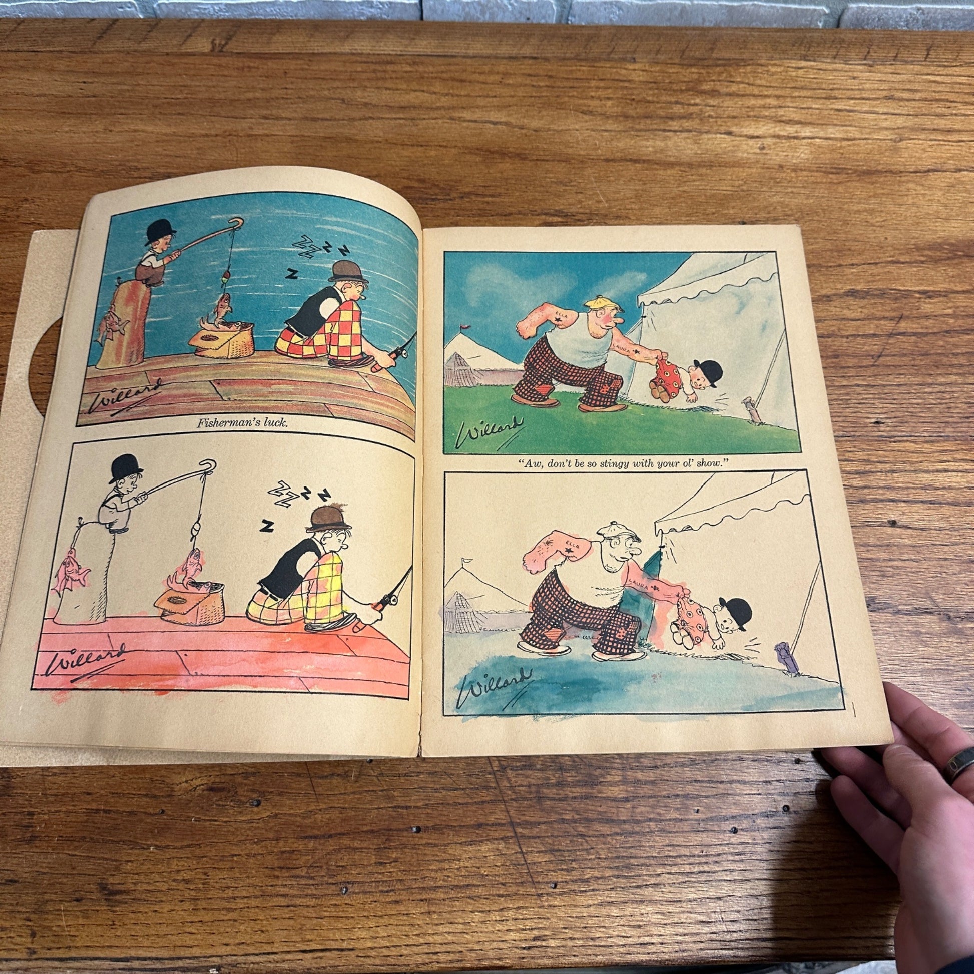 1932 Moon Mullins Crayon And Paint Book By Frank Willard Mc Loughlin #2051