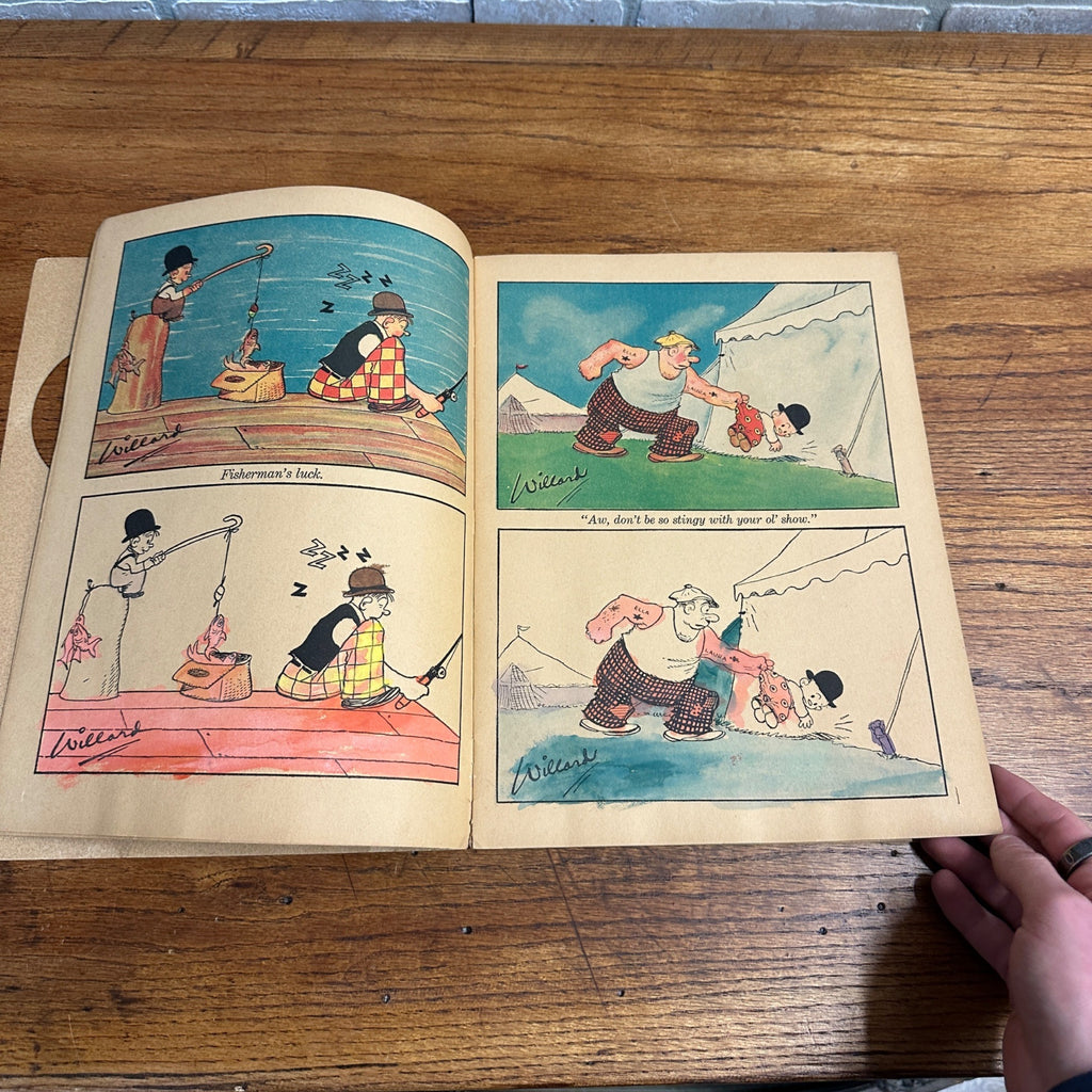 1932 Moon Mullins Crayon And Paint Book By Frank Willard Mc Loughlin #2051