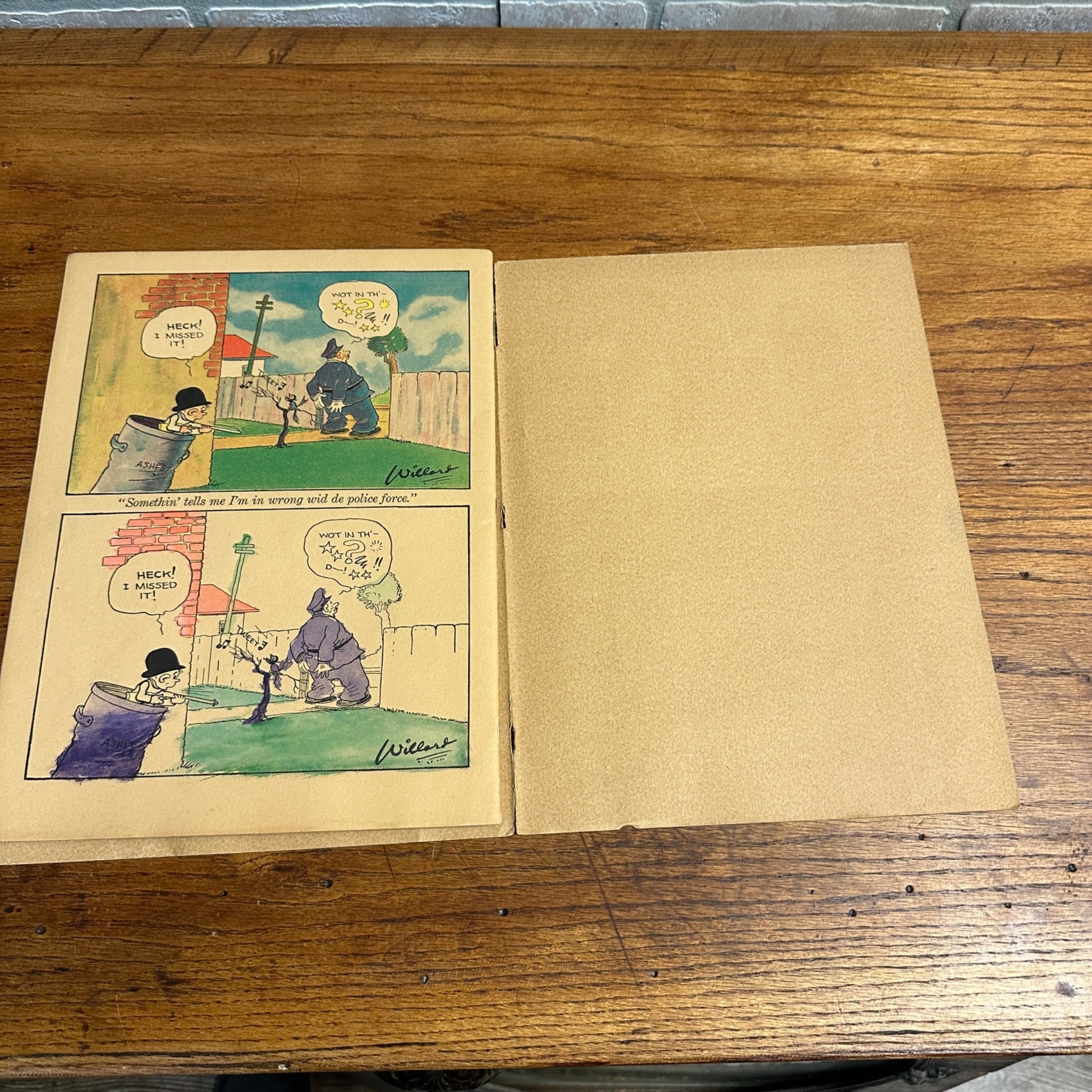 1932 Moon Mullins Crayon And Paint Book By Frank Willard Mc Loughlin #2051