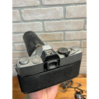 Vintage Petri FT II SLR 35mm Film Camera w/ GE Exposure Meter