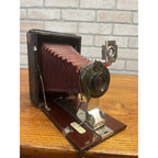 Vintage Kodak Premo Pocket C Red Bellows Folding Camera 3-A - Untested