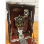 Vintage Kodak Premo Pocket C Red Bellows Folding Camera 3-A - Untested