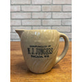 Vintage Stoneware N.J. Jungers Dacada, WI Wisconsin Advertising Pitcher Wis