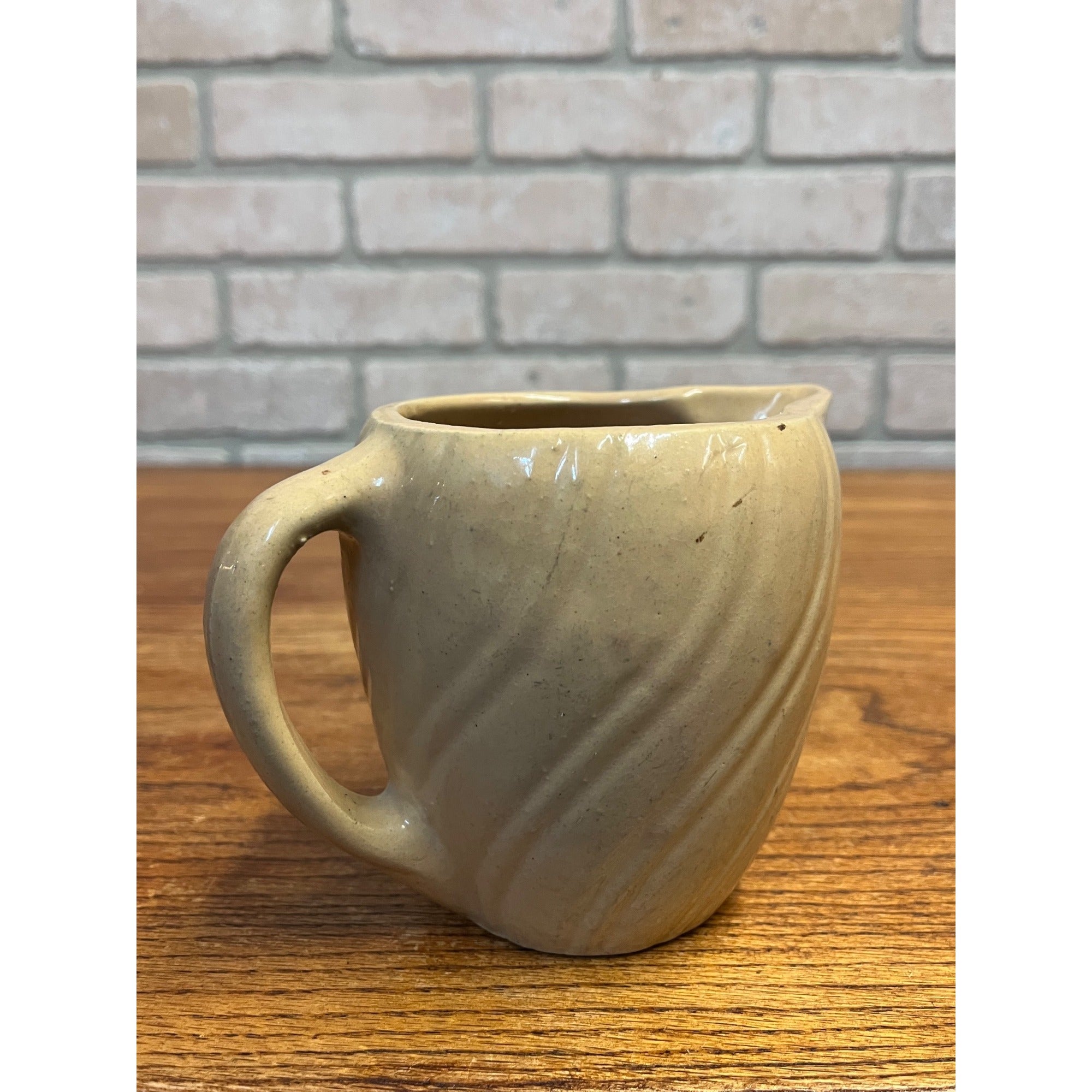 Vintage Stoneware N.J. Jungers Dacada, WI Wisconsin Advertising Pitcher Wis
