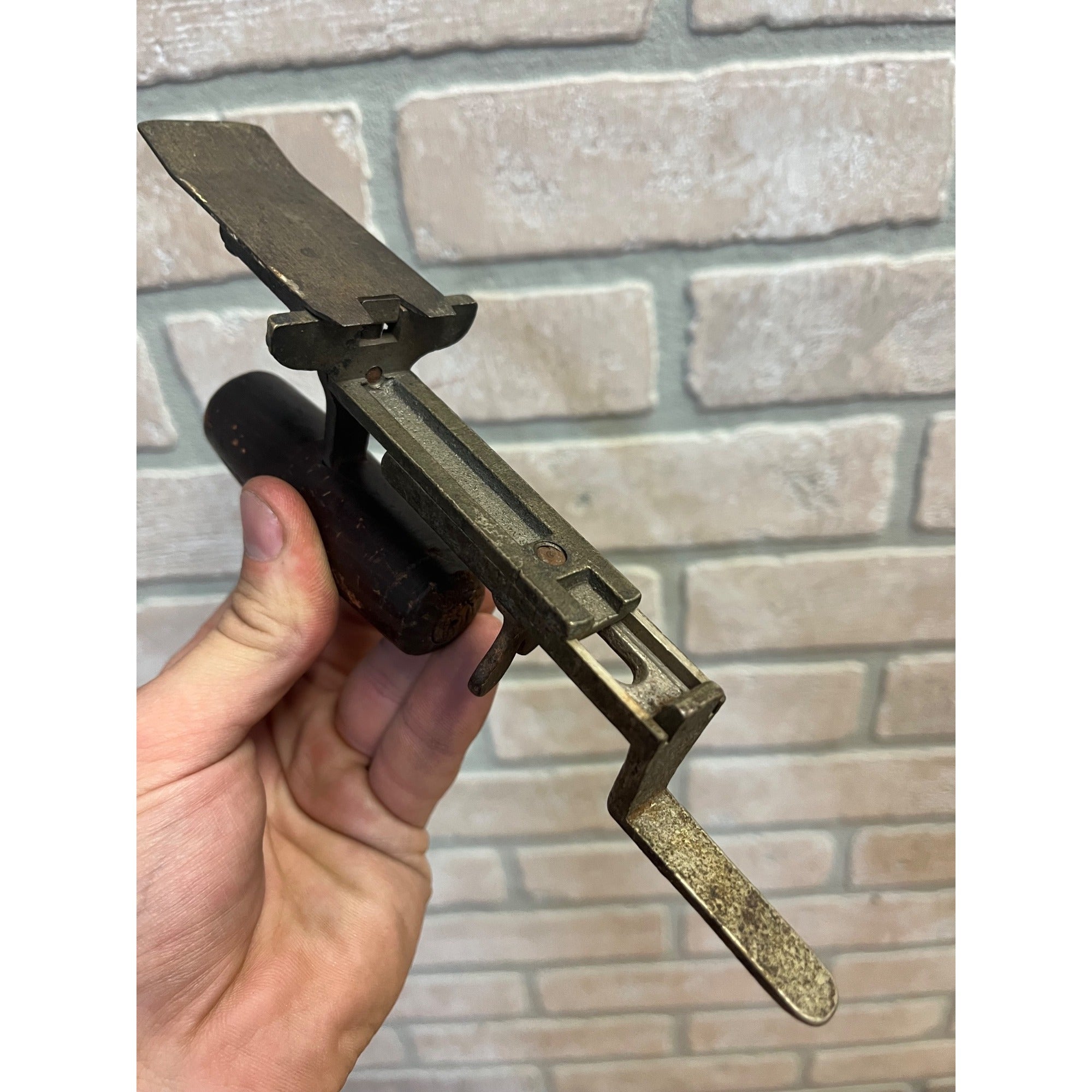 Antique Stanley Clapboard Siding Gauge Tool Wood Handle