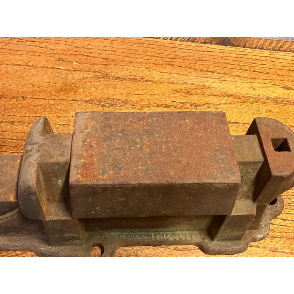 RARE Stowell 1890s Blacksmith / Railroad Bench Vise Anvil Hanson Milwaukee