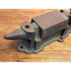 RARE Stowell 1890s Blacksmith / Railroad Bench Vise Anvil Hanson Milwaukee