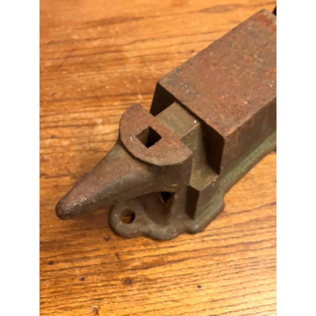 RARE Stowell 1890s Blacksmith / Railroad Bench Vise Anvil Hanson Milwaukee