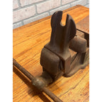 RARE Stowell 1890s Blacksmith / Railroad Bench Vise Anvil Hanson Milwaukee