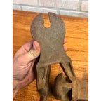 RARE Stowell 1890s Blacksmith / Railroad Bench Vise Anvil Hanson Milwaukee