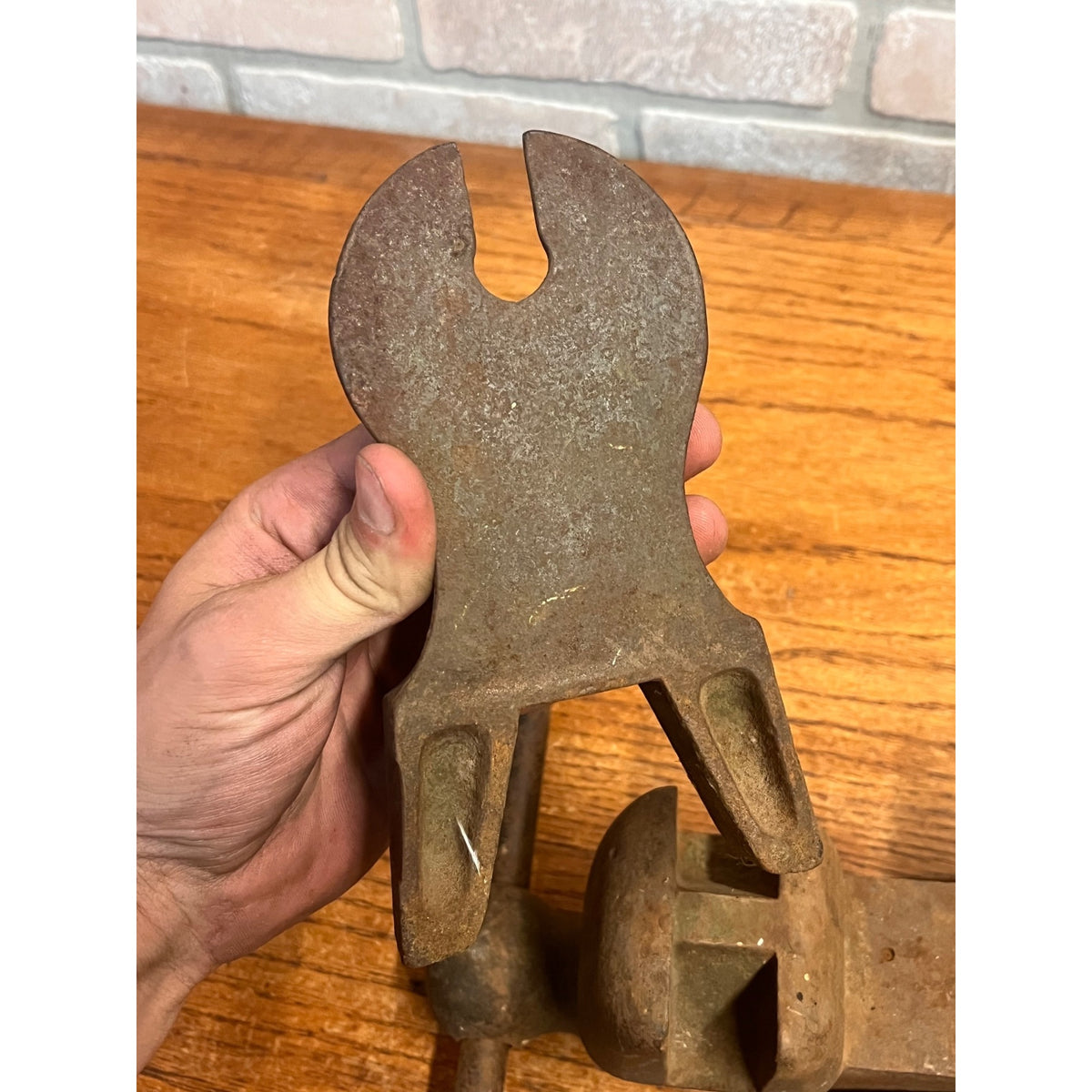 RARE Stowell 1890s Blacksmith / Railroad Bench Vise Anvil Hanson Milwaukee