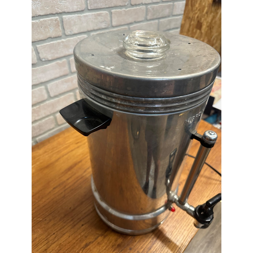 Vintage Mirro Matic Electric Percolator 55 Cup Coffee Maker Tabletop - Works