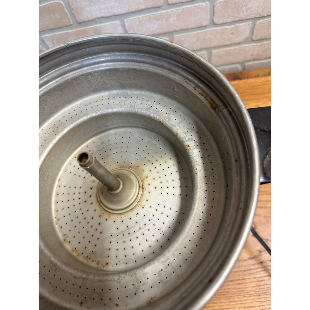 Vintage Mirro Matic Electric Percolator 55 Cup Coffee Maker Tabletop - Works