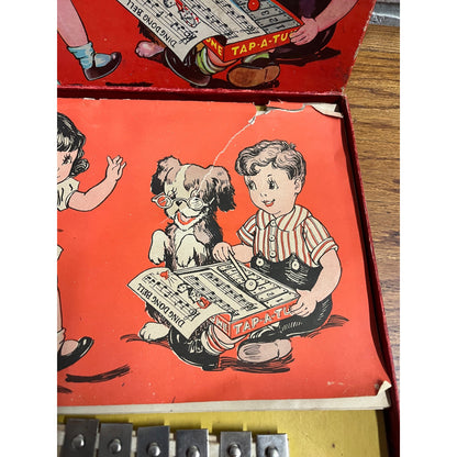 Vtg 1930s Tap A Tune Xylophone Complete in Original Box MILDRED WETMORE