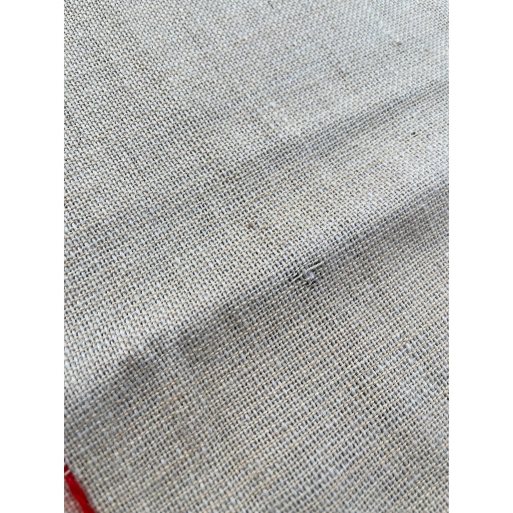 Antique Swedish Scandinavian Handwoven Folk Art Coverlet Linen Wool 72x99