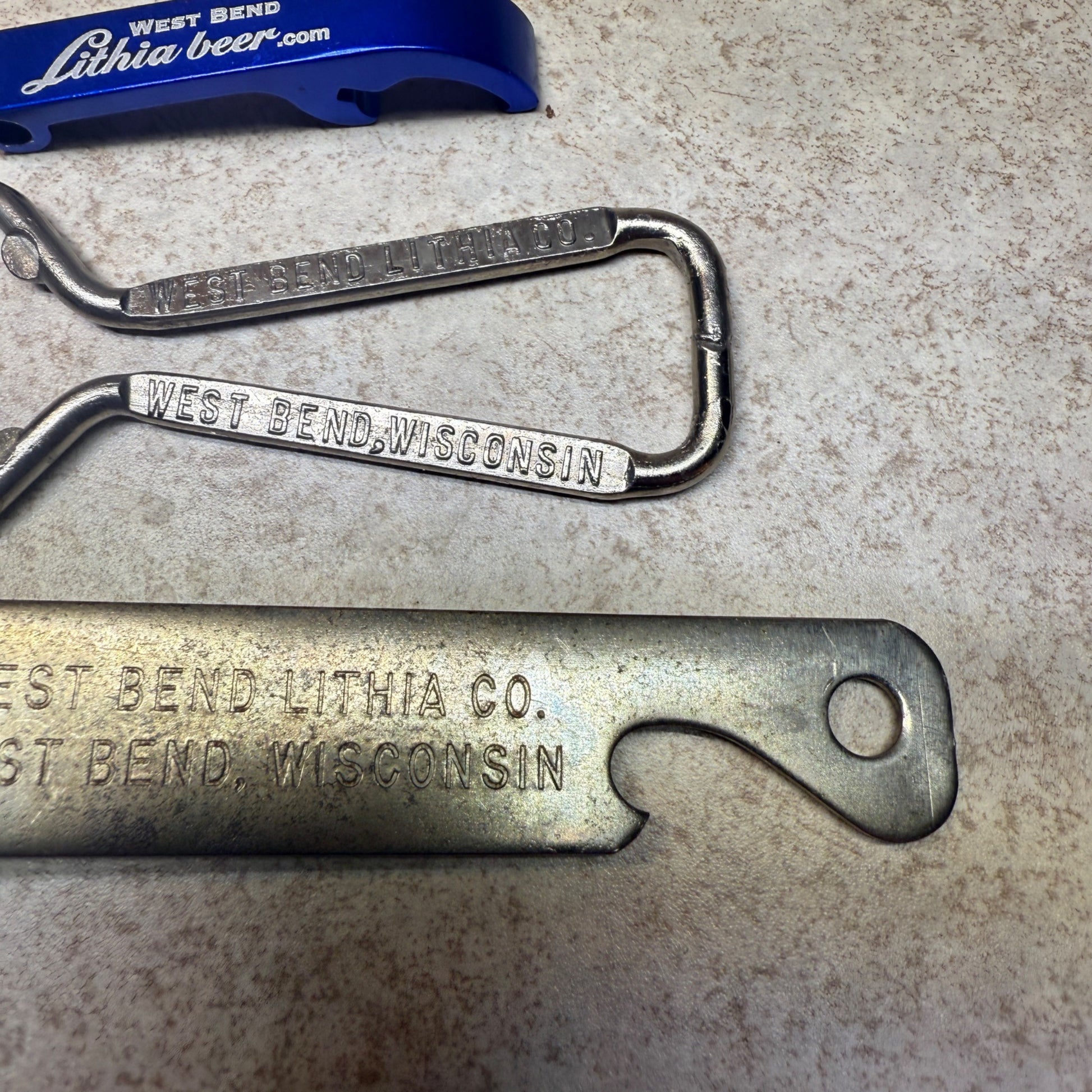 West Bend Lithia Co Church Key Can beer Bottle Openers Lot Wis Beer