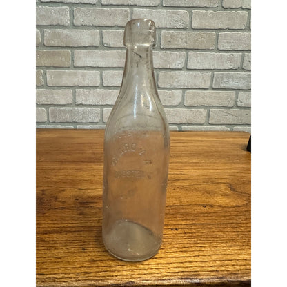 Blob Top Beer Bottle A.A. Drake Netcong NJ New Jersey Spelled Out Applied Top