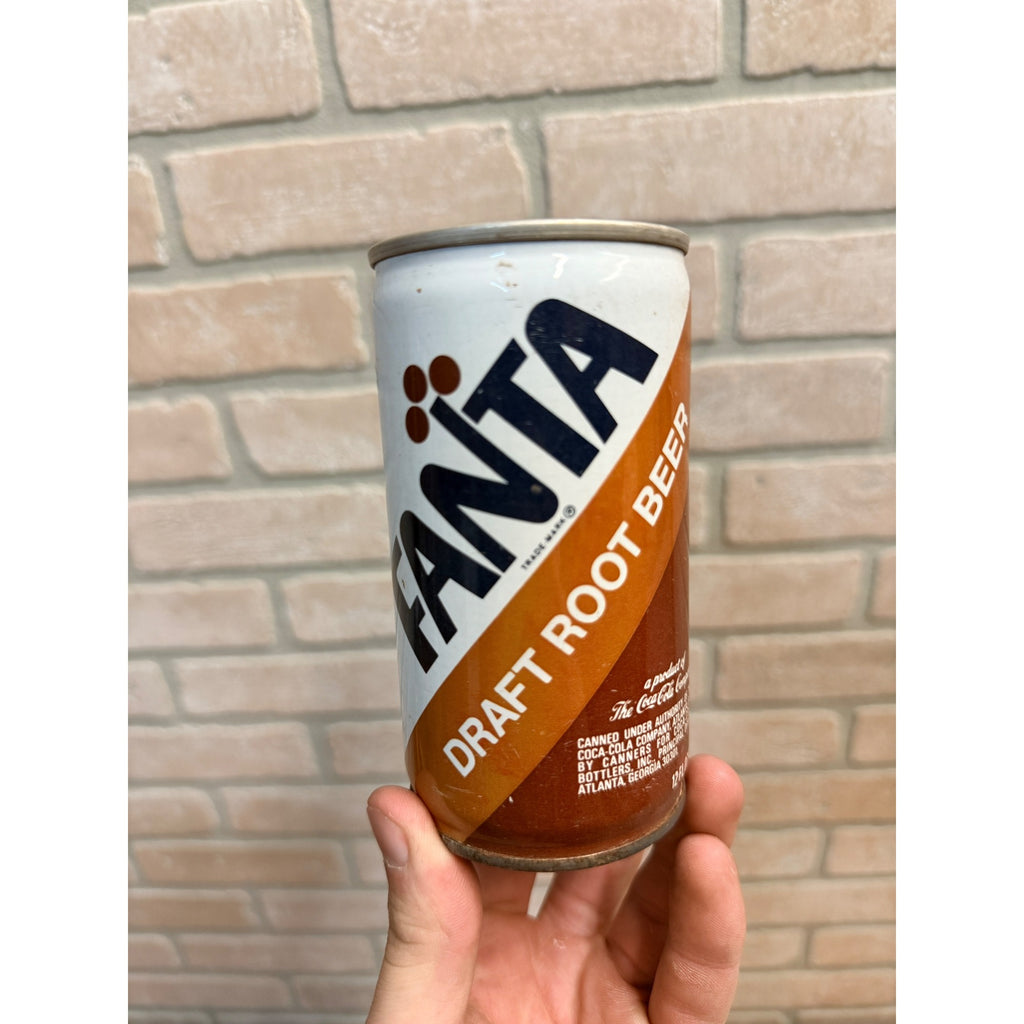 Vintage Fanta Coca-Cola Root Beer Pull Tab Can