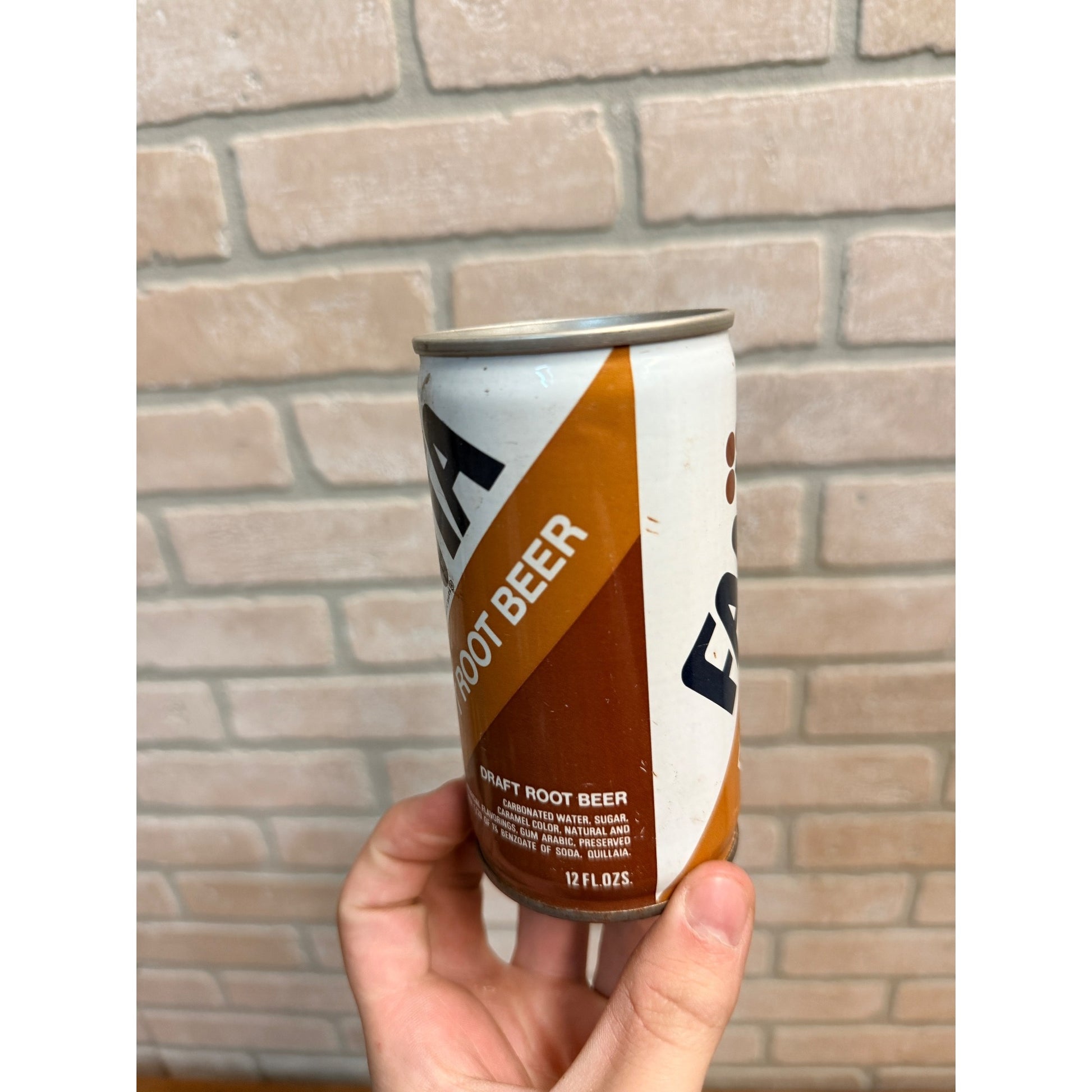 Vintage Fanta Coca-Cola Root Beer Pull Tab Can