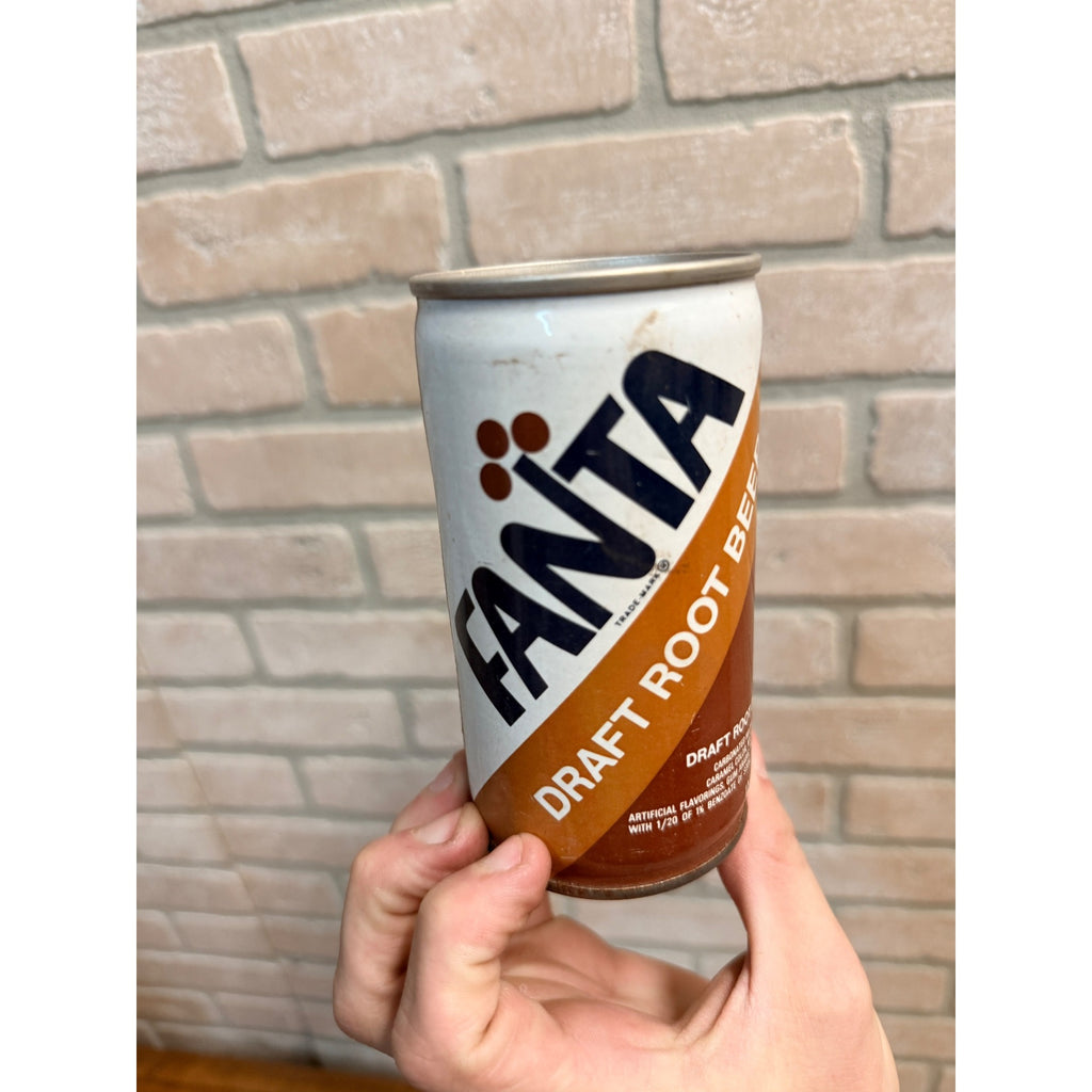 Vintage Fanta Coca-Cola Root Beer Pull Tab Can