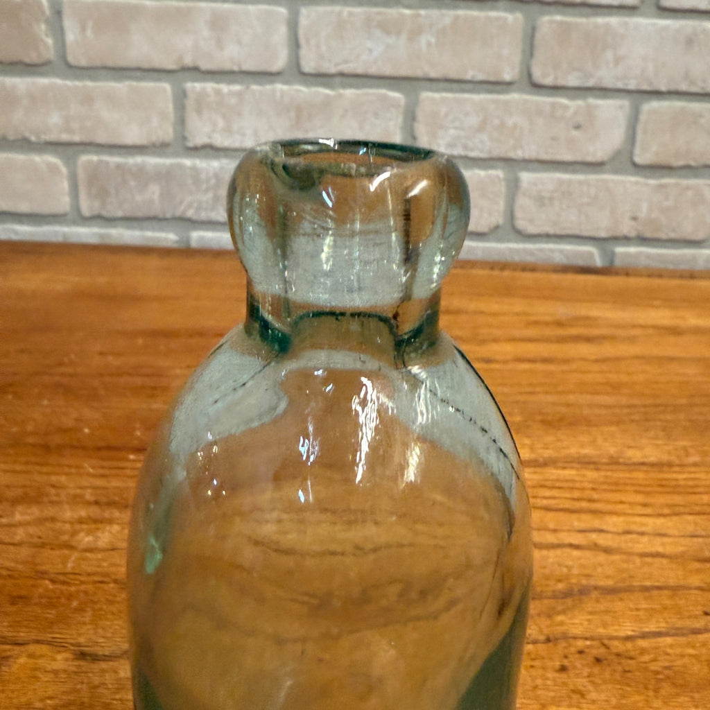 RARE Antique H&M Lochen -- West Bend, Wis -- Hutchinson Soda Blob Bottle WI