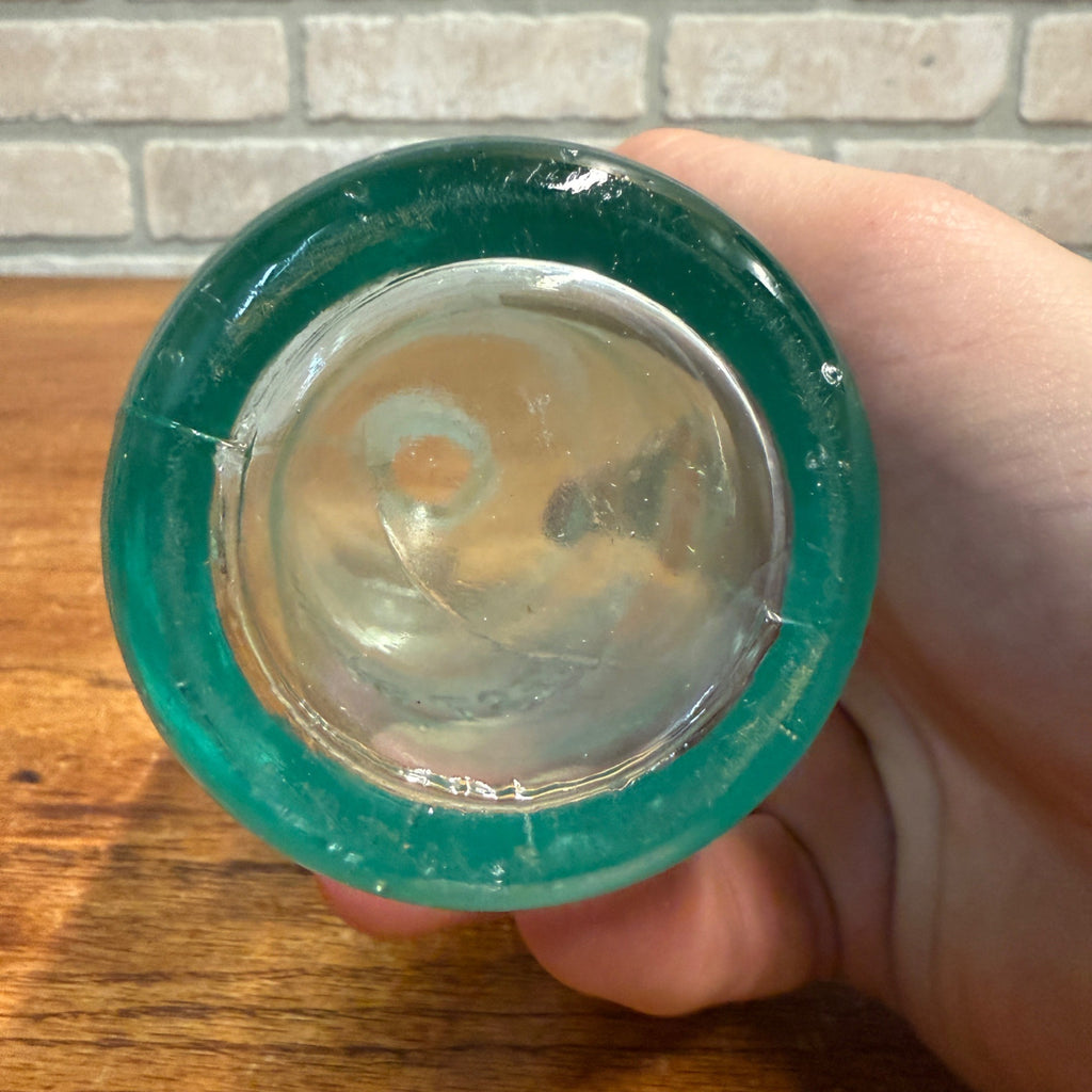 RARE Antique H&M Lochen -- West Bend, Wis -- Hutchinson Soda Blob Bottle WI