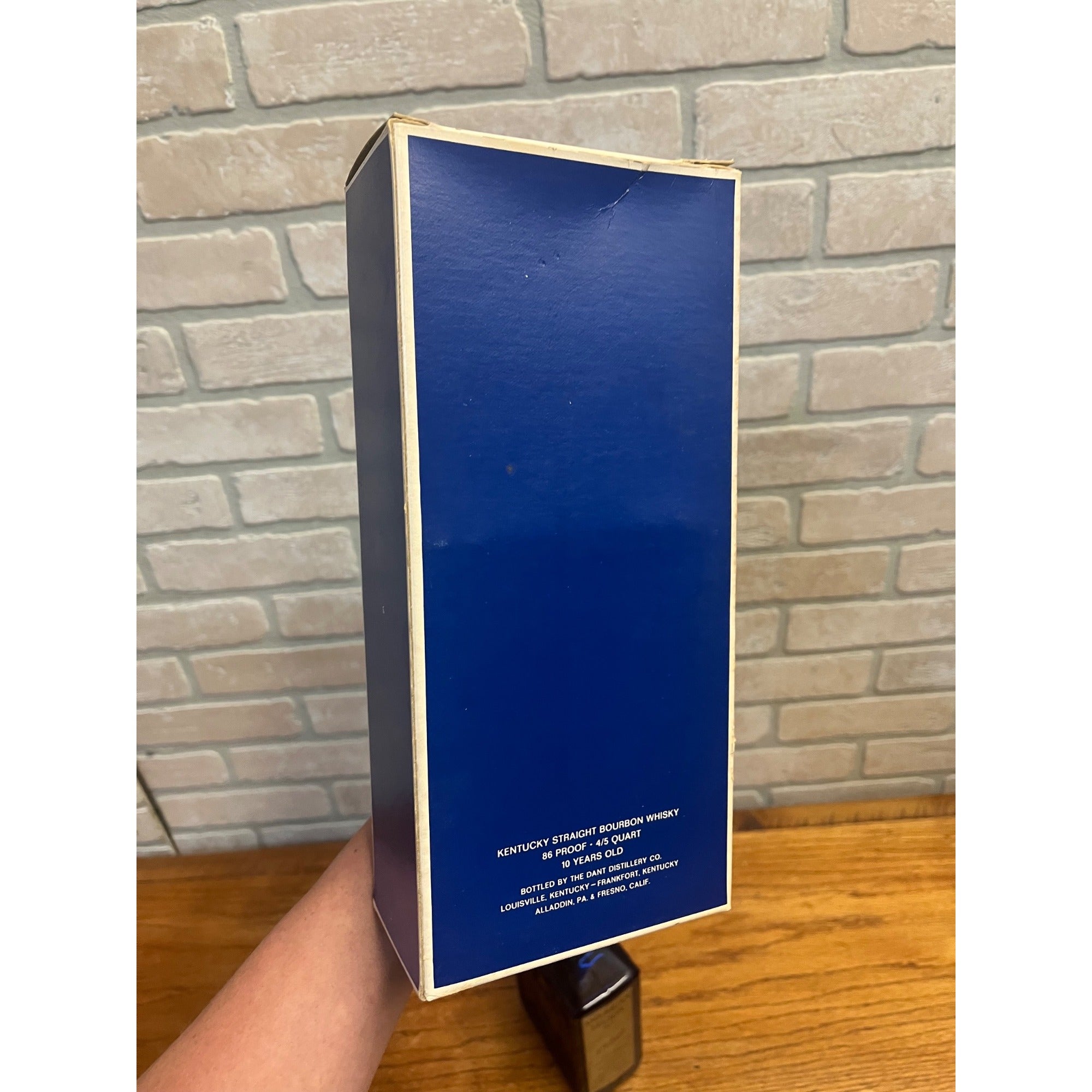 Vintage 1969 J.W. Dant American Legion 50th Anniversary Bourbon Whiskey Decanter Bottle & Box