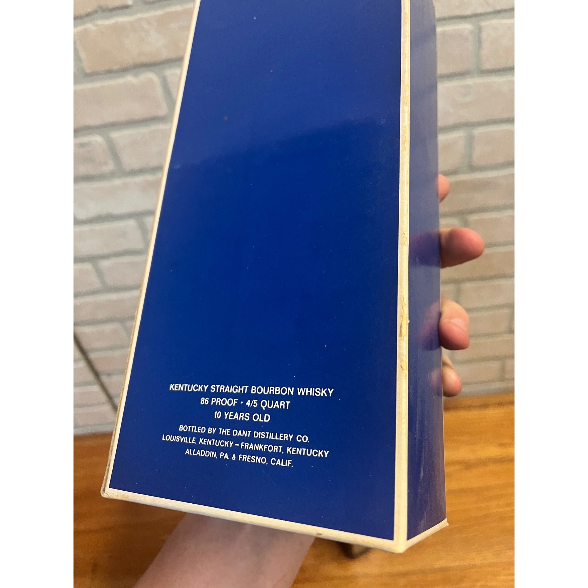 Vintage 1969 J.W. Dant American Legion 50th Anniversary Bourbon Whiskey Decanter Bottle & Box