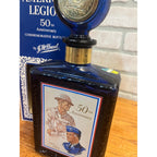 Vintage 1969 J.W. Dant American Legion 50th Anniversary Bourbon Whiskey Decanter Bottle & Box