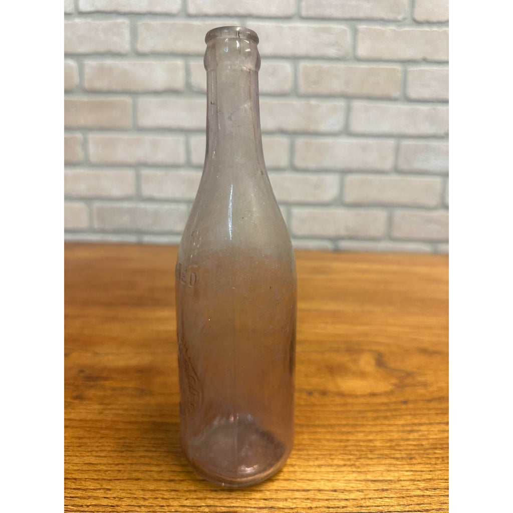 Vintage Chas. J Smith Milford Mass Soda or Beer Bottle Clear Embossed MA